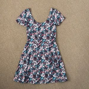 Multi-color Floral Dress